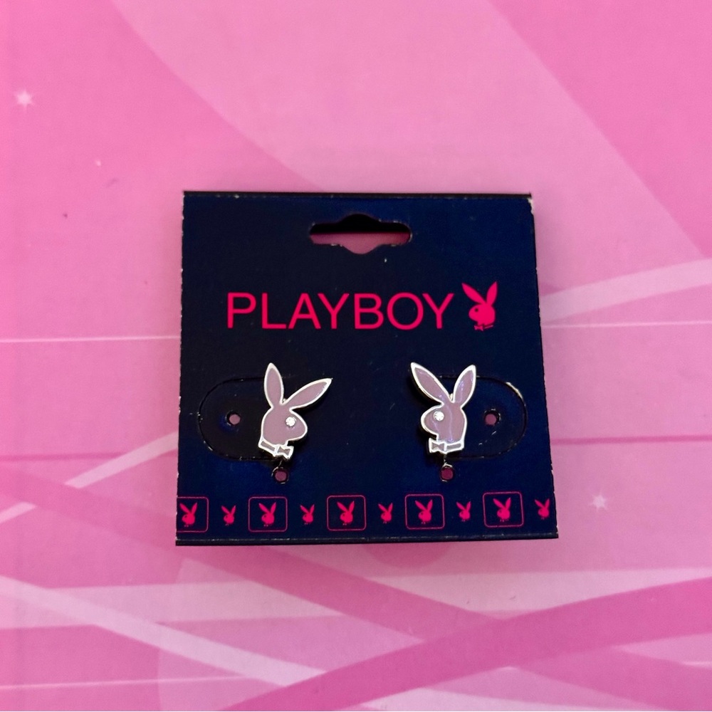 Playboy stud earrings
